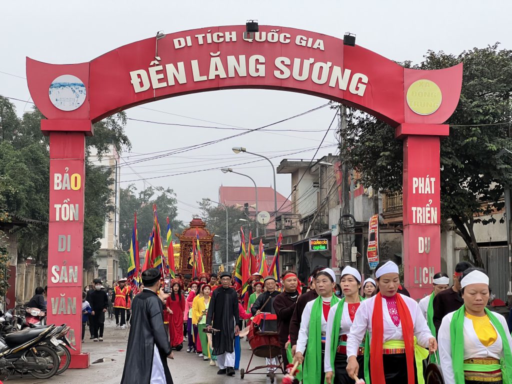 Lễ hội truyền thống đền Lăng Sương năm 2023