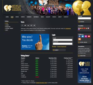 Cùng bình chọn cho Việt Nam tại “Giải thưởng Oscar của ngành Du lịch thế giới”
