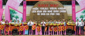 Khai mạc Hội trại văn hóa và Liên hoan văn nghệ quần chúng, dân ca Phú Thọ 2019