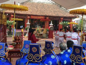 Lễ giỗ Thuỷ Tổ Quốc Mẫu tại di tích Đền Tiên, phường Tiên Cát, thành phố Việt Trì
