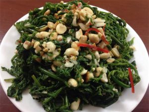 Rau dớn – Món quà dân giã của núi rừng Xuân Sơn.