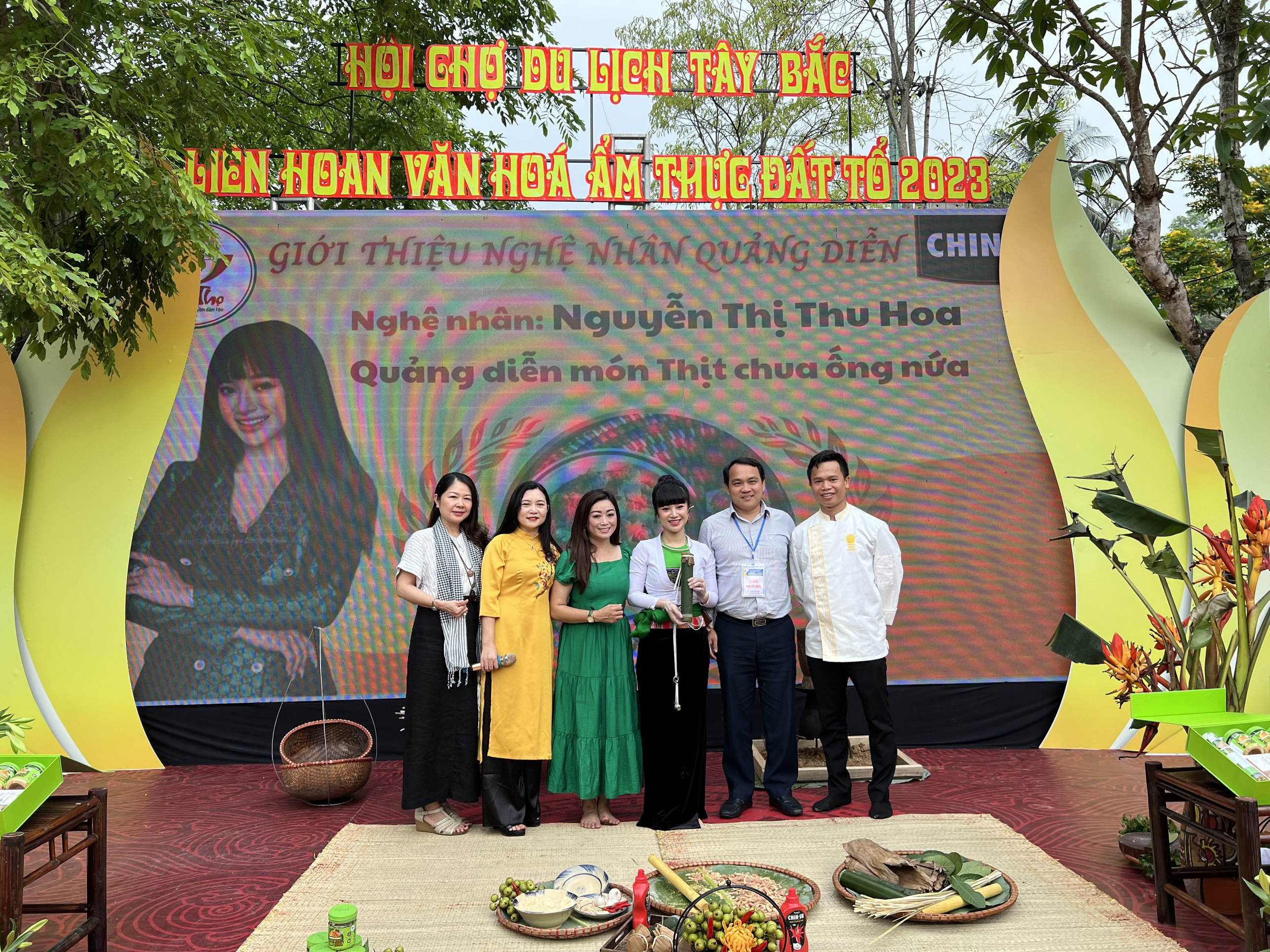 Quảng diễn ẩm thực 3 miền tại Liên hoan Văn hóa Ẩm thực Đất Tổ năm 2023