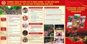 Thông tin các hoạt động tại Chương trình tổ chức Giỗ Tổ Hùng Vương – Lễ hội Đền Hùng và Tuần Văn hóa – Du lịch Đất Tổ  năm Bính Ngọ 2026