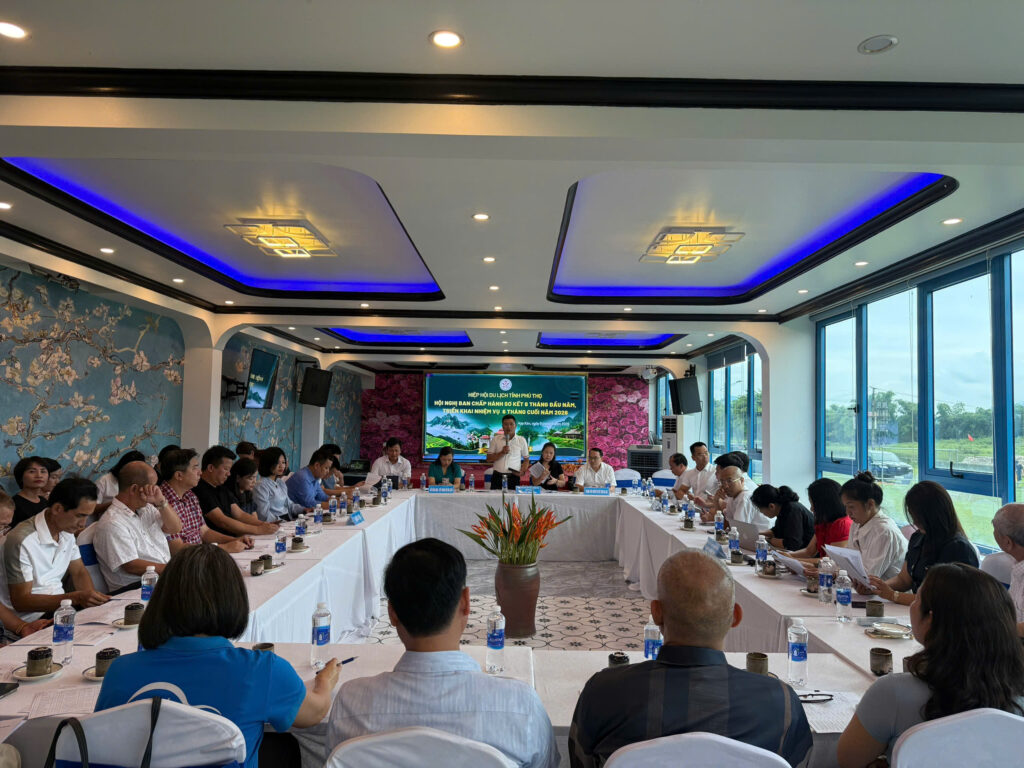 Hiệp hội Du lịch tỉnh Phú Thọ tổ chức hội nghị ban chấp hành sơ kết  6 tháng đầu năm, triển khai nhiệm vụ 6 tháng cuối năm 2026