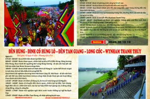 Tour Du lịch: Về miền Di sản Unesco ghi danh 02 ngày 01 đêm