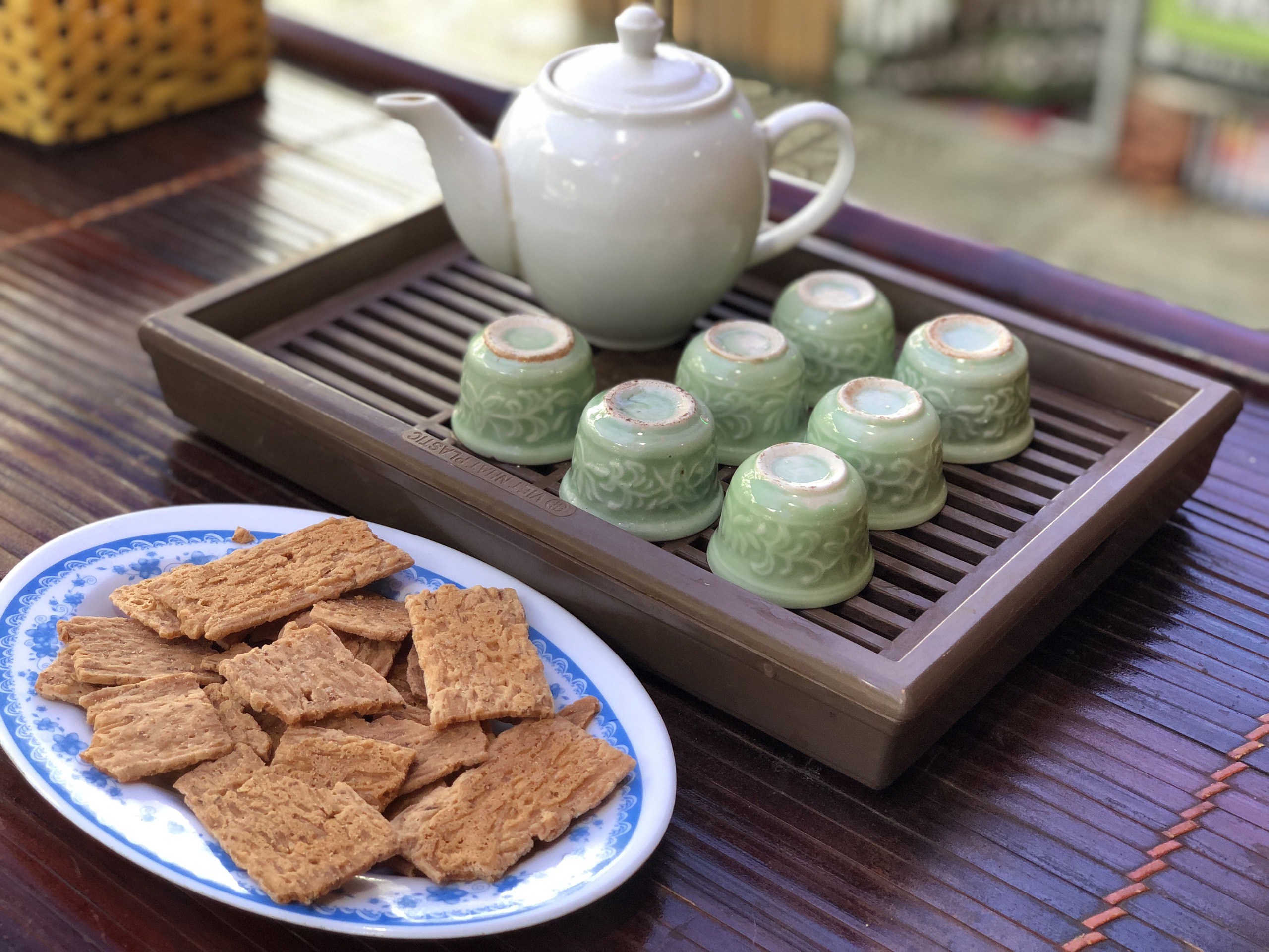 Bánh củ mài - Món quà quê khi về Đền Hùng