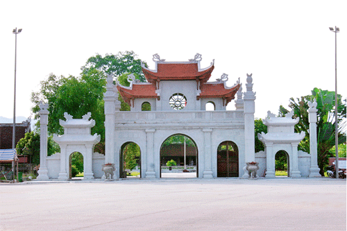 Công nhận Điểm du lịch văn hóa đền Mẫu Âu Cơ xã Hiền Lương, huyện ...
